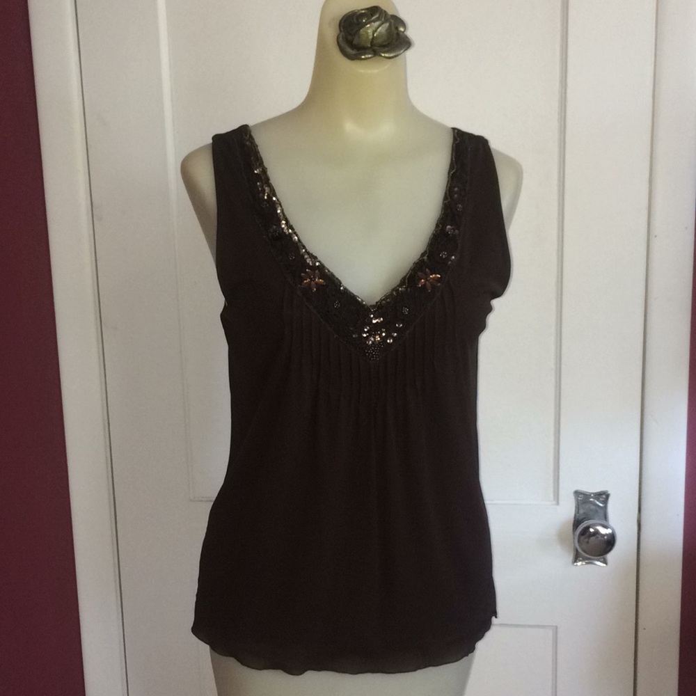 Lace detail tank